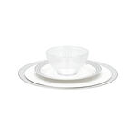 La Mesa white porcelain 16 pc dinner set image number 2