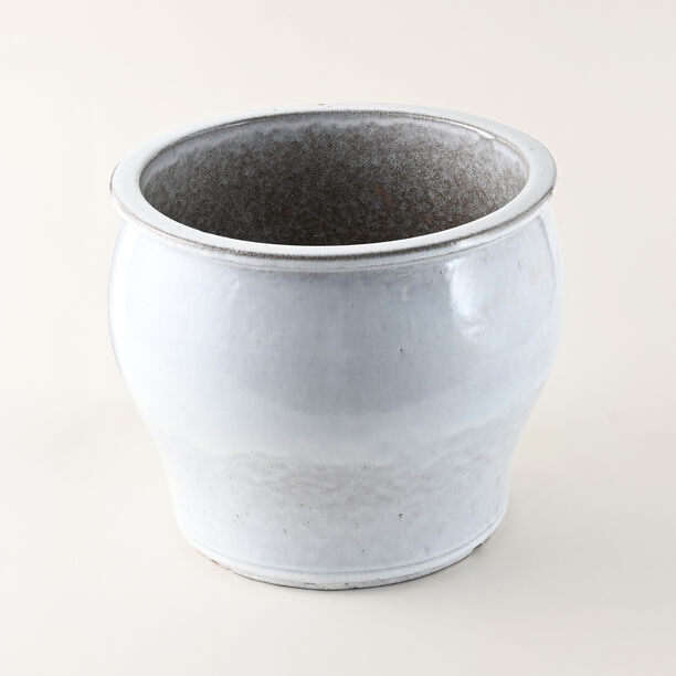 Homez Ceramic Planter, Off White 38*38*33Cm image number 1