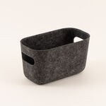 Homez Storage Basket, Dark Grey 25*13*14 Cm image number 0