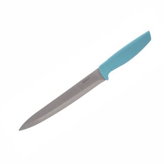 Alberto Carving Knife With Soft Blue Handle 