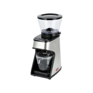 ألبرتو مطحنة قهوة كهربائية ستانلس ستيل، أسود/فضي، 150 واط، 250 جرام