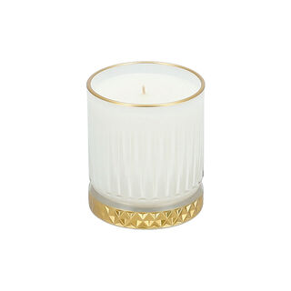 Gloria gold candle 8.5*9.5 Cm White