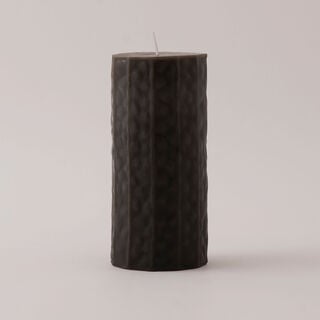 Homez soya wax elegant candle, black 7*15cm