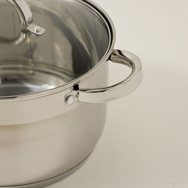 Alberto 12Pcs Stainless Steel Cookware Set image number 4