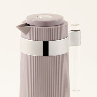 Dallaty Plastic Thermos, Light Grey, 1L