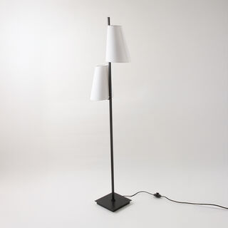 Homez Metal Floor Lamp, Black & White 33*22*150Cm