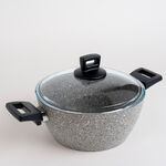 Alberto gray 7 piece granite cookware set image number 1