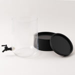 La Mesa glass beverage dispenser with black base 3.2L image number 1
