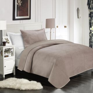 3 Pcs Velvet Bedspread King Size