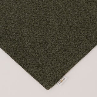 بوتيك بلانش غطاء وسادة بدون حشوة بتصميم بولي بوكليه 45*45سم، أخضر