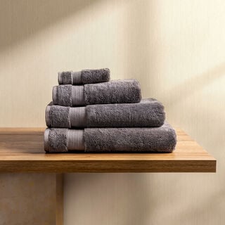 100% egyptian cotton hand towel, gray 50*100 cm