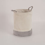 Cottage Polyester Laundry Hamper Corduroy 37*37*50 Cm image number 0
