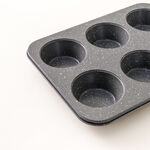 Alberto 6cups carbon steel muffin pan 4*26.4*35cm, grey image number 4