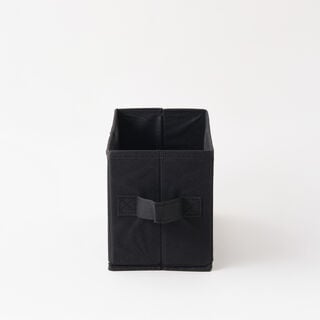 Homez Clothes Organizer Storage Box Polyester, Black 34*27*22Cm