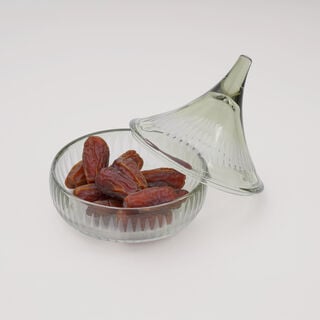 Dallaty Glass Date Bowl 15ml, Green