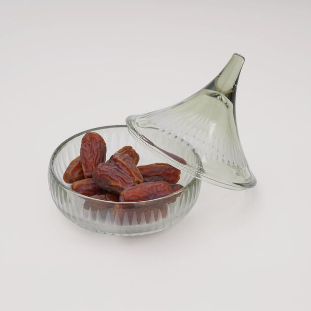 Dallaty Glass Date Bowl 15ml, Green image number 0