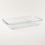 Pyrex Clear Rectangular Glass Oven Tray, 3.7L, 40 Cm image number 0