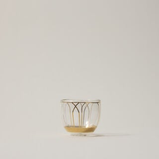 Dallaty white porcelain and glass Tea and coffee cups set 18 pcs