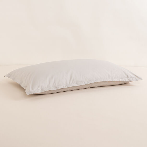 Boutique Blanche Pillow Cover Set 100% Cotton 200Tc Percale King Grey 90*50 Cm image number 3