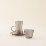 Dallaty tea set 18pcs frosted with line pattern image number 2