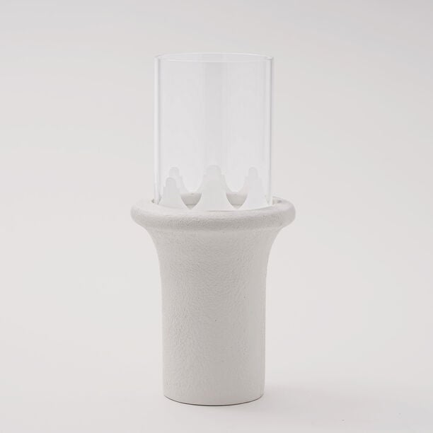 تشكيلة قرطبة هومز حامل شموع أركا، أبيض، 14.5*14.5*28.5 سم image number 0