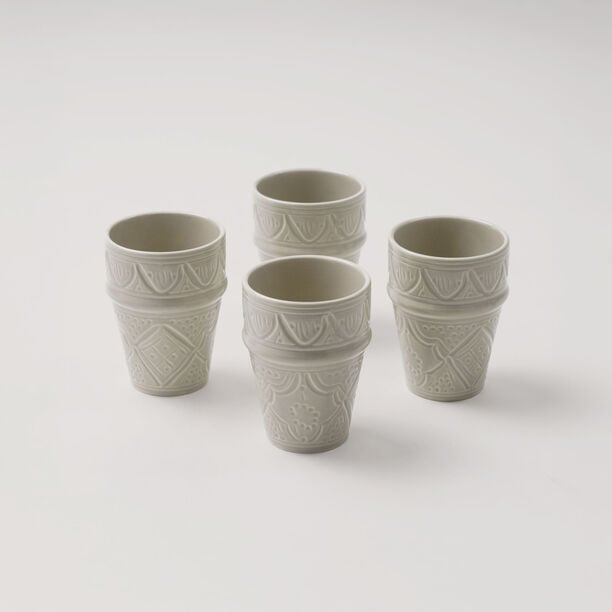 Dallaty Moroccan Tea Cup Grey, 6 Pieces image number 0