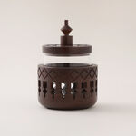 Dallaty Sugar Pot Roshn Collection, Brown 10*10*18Cm image number 0