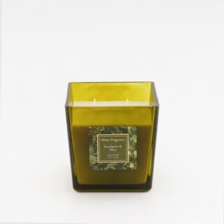 Homez Flowery Scented Candle Eucalyptus And Moss 1400G