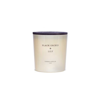 3 wick black orchid & lily scented jar candle 600 g