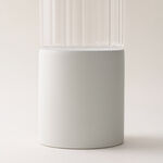 Homez Ceramic Vase Taibah Collection, Cream 40*13*13Cm image number 2