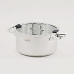 Alberto stainless steel 7pcs cookware set, silver image number 1