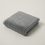 Boutique Blanche jacquard cotton hand towel, blue, 100*50cm image number 4