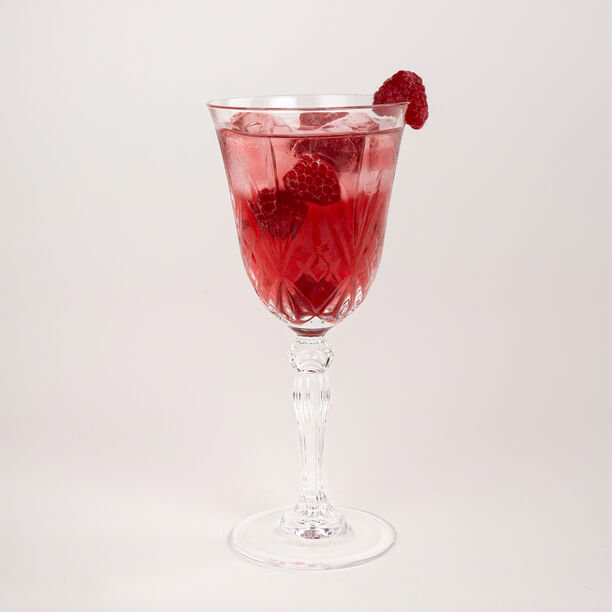 Rcr Set Melodia 18 RCR Melodia Italian Crystal Tumblers Goblet Flute Stem Glasses Set 18 Pieces image number 4