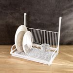 Alberto White Coated Over The Shelf Dish Rack  image number 3