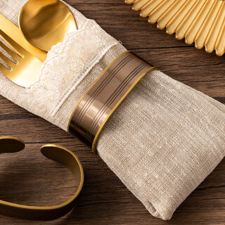 LA MESA 2 PCS NAPKIN RINGS SET 7x4x2CM