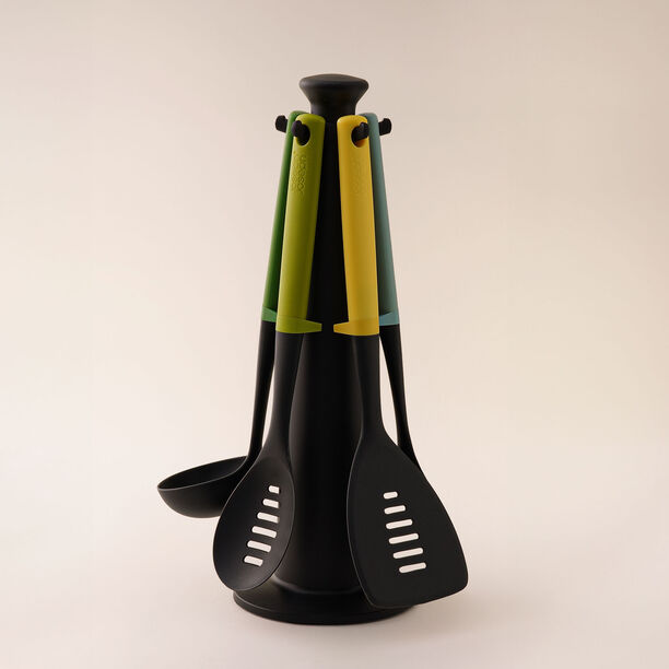Joseph Joseph duo utensil set with stand 5 pcs image number 0