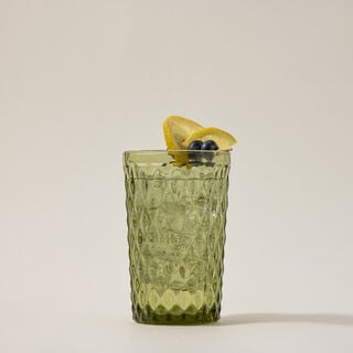 4 Pcs Embossed Green Tumbler