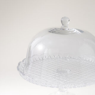 La Mesa cake plate with dome large size 31*31*29 cm