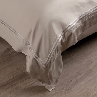 Boutique Blanche 4pcs duvet set super king size 240*260cm, grey