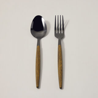 La Mesa 18 pcs cutlery set with abs handle, gold