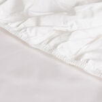 Ambra 600 TC supima cotton fitted sheet 160*200 bright white image number 1