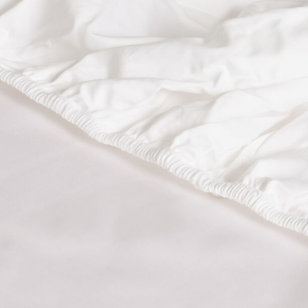 Ambra 600 TC supima cotton fitted sheet 160*200 bright white image number 1
