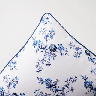 Boutique Blanche cotton floral cushion 45*45cm