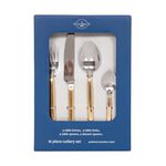 La Mesa Sharon Cutlery Set 16 Pieces Gold image number 1