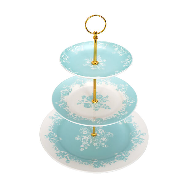 La Mesa Rosa 3 Tiers Cake Stand Tiffany image number 1