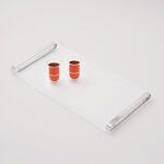 Dallaty Nacrylic Tray White Frosted image number 0
