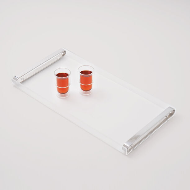 Dallaty Nacrylic Tray White Frosted image number 0