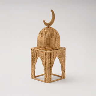 هومز مجموعة هلال قطعة ديكور، بيج، 15*15*42 سم