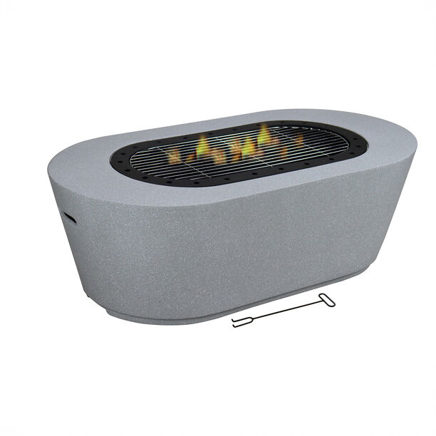 Homez Mgo Charcoal Bbq Grill, 120*60*39 Cm image number 0