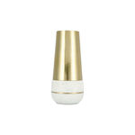Marble And Aluminum Vase Gold 17*17*38 cm image number 0
